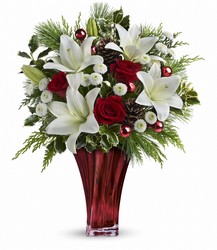 Teleflora's Wondrous Winter Bouquet from Schultz Florists, flower delivery in Chicago